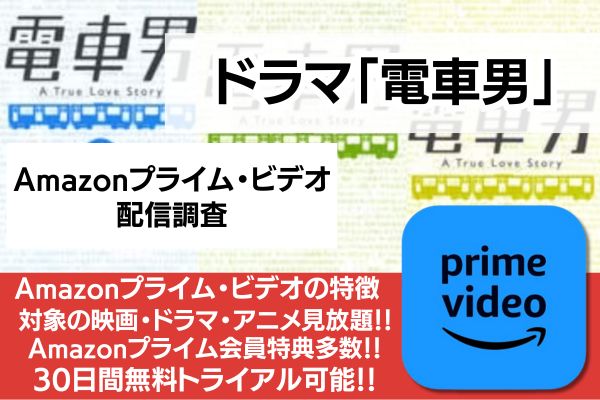 ドラマ「電車男」
Amazonプライム・ビデオ
配信調査