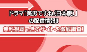 美男ですね（日本版） 配信