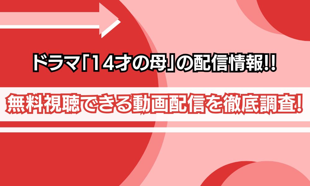14才の母 配信