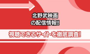 北野武映画 配信情報