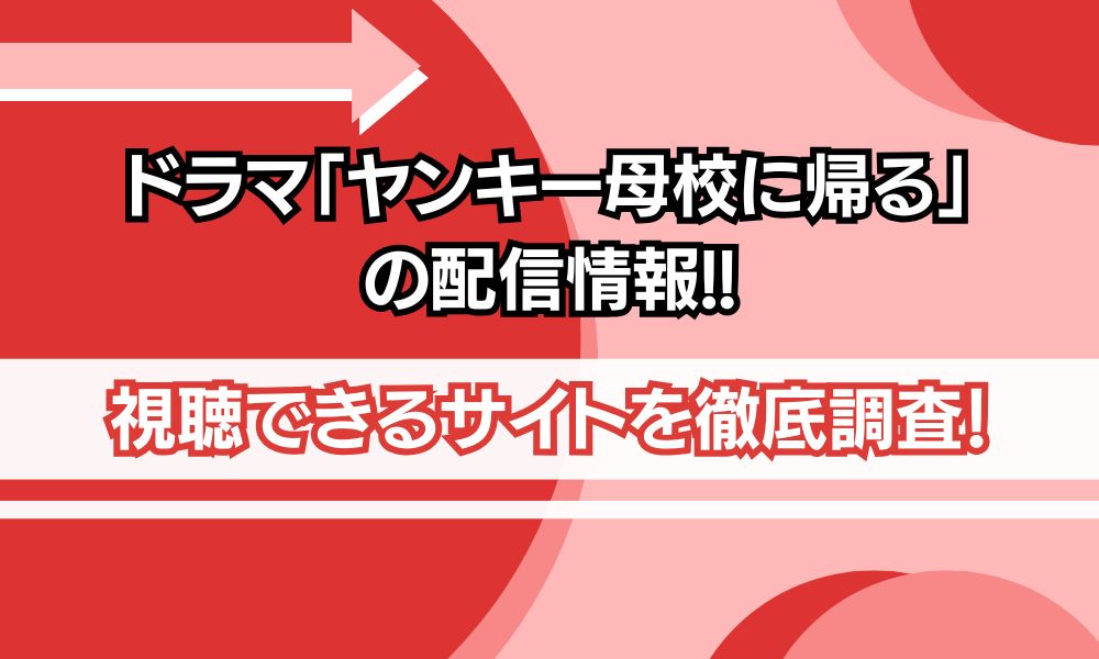 ヤンキー母校に帰る 配信
