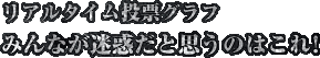 リアルタイム投票グラフ