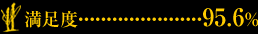 満足度------------------------------------------------------------------------95.6%